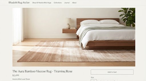 Primary view of Velora Tiramisu Cloud Silk Rug