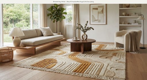 Secondary lifestyle detail of Sunweave Hand-Braided Circular Jute Rug
