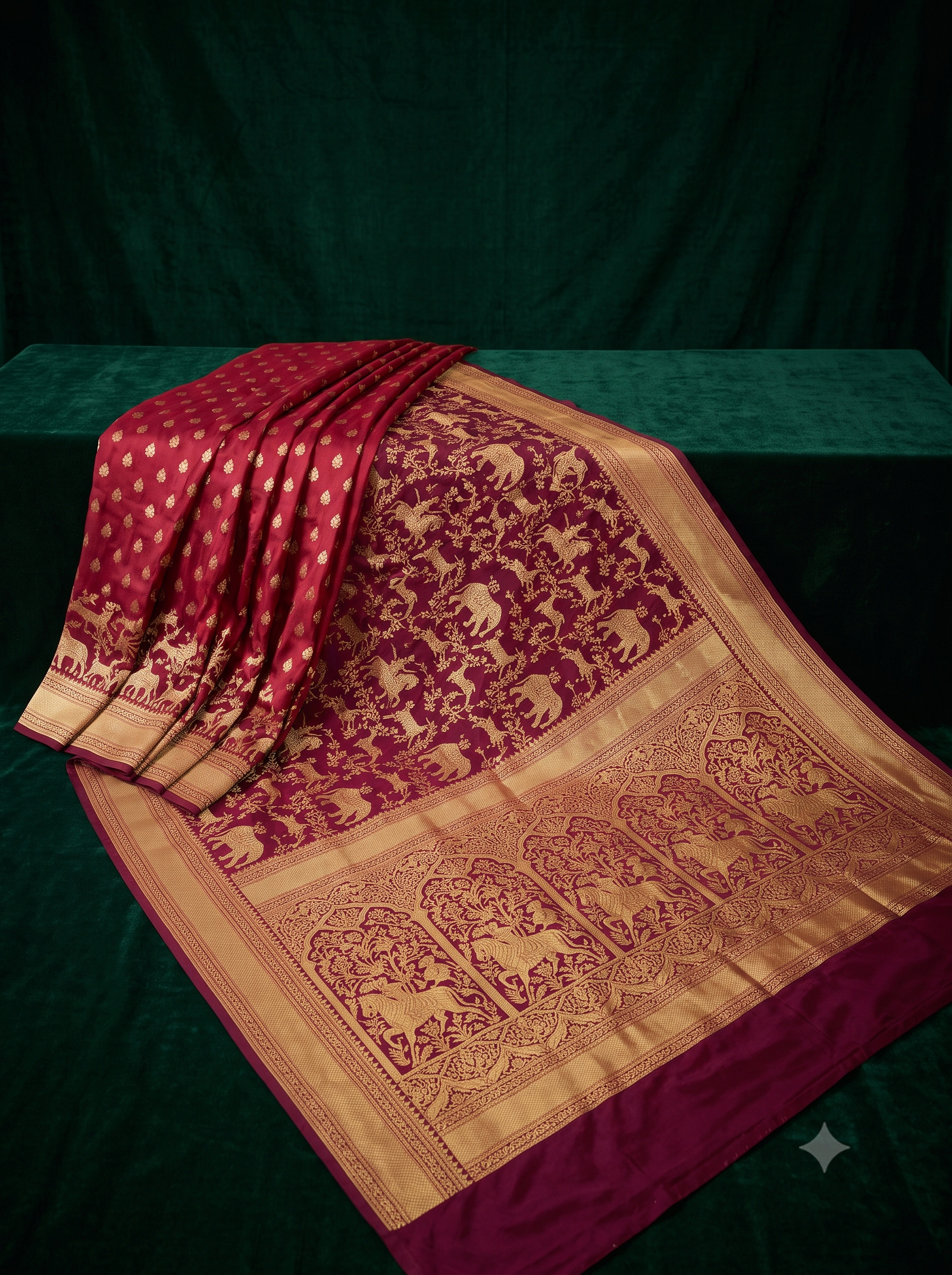 Maharani Raktambari Grand Drape view